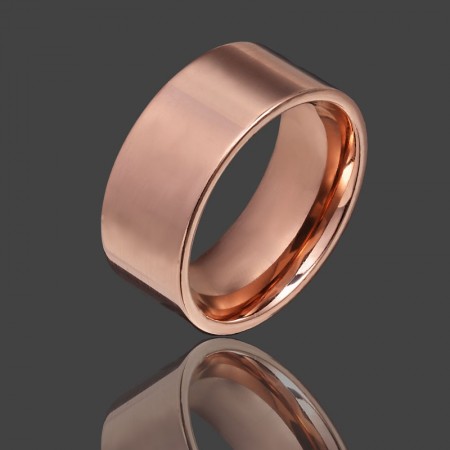 Стальное позолоченное кольцо 98 фото | Brulik