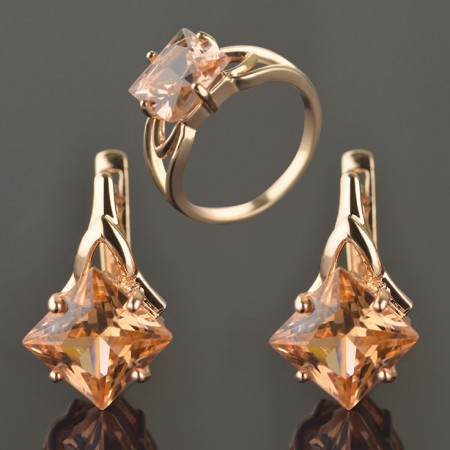 Позолоченный комплект  Fallon 81200102 - шампань фото | Brulik