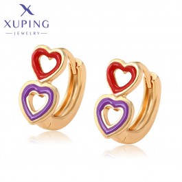 Позолоченные серьги детские  Xuping A00629129