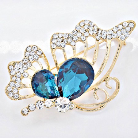 Брошь "Бабочка" 920666 фото | Brulik