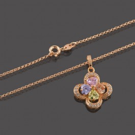 Позолоченная цепочка с кулоном  XP 3876