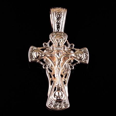 Позолоченный крестик Fallon 8613429 фото | Brulik