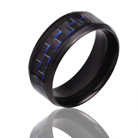 Черное стальное кольцо 126 фото | Brulik