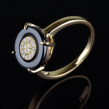 Позолоченное кольцо XP1735 фото | Brulik