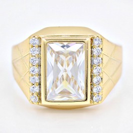 Представительное кольцо 18K 13495-белый