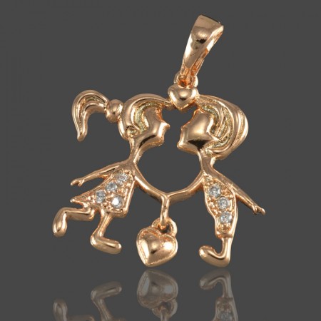 Позолоченный кулон Xuping 3694 фото | Brulik