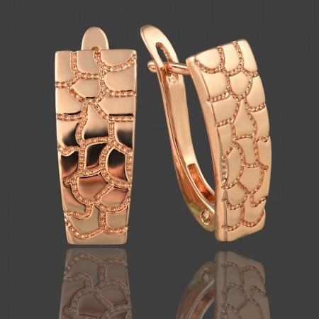 Позолоченные серьги Fallon 82100578 фото | Brulik