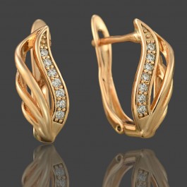 Позолоченные  серьги  XP 20349