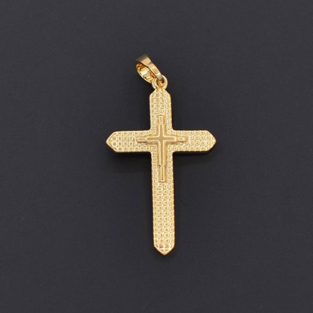 Позолоченный крестик Xuping 10-3322 фото | Brulik