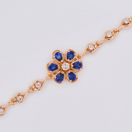 Неотразимый браслет XP 10-7013 - синий фото | Brulik