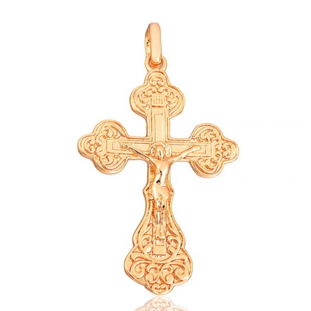 Позолоченный крест Fallon 86100370 фото | Brulik