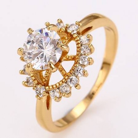 Элитное кольцо "Россыпь фианитов" 12666 фото | Brulik