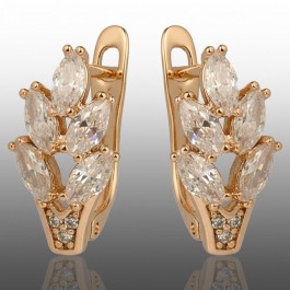 Позолочені сережки Xuping 24323