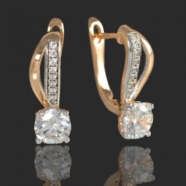 Позолоченные серьги  Xuping  9209