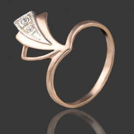 Позолоченное кольцо  Fallon 9323785