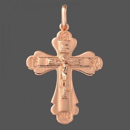 Позолоченный крест Fallon 86100313 фото | Brulik