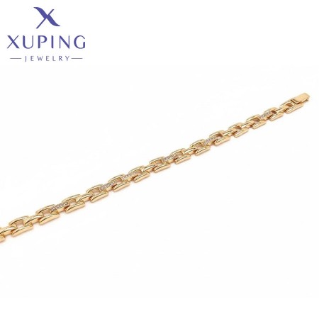 Позолочений браслет Xuping 70219 фото | Brulik
