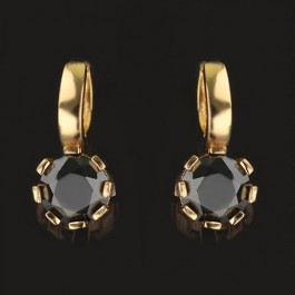 Позолоченные серьги XP 2831-черный