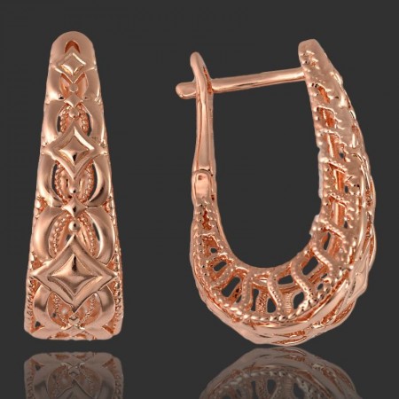 Позолоченные серьги Fallon 82100613 фото | Brulik