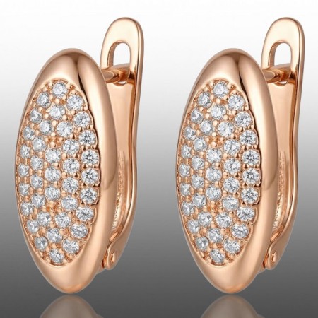 Позолочені сережки  Xuping 24783 фото | Brulik