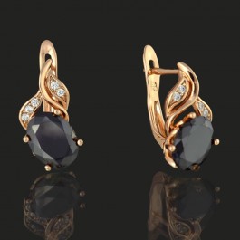 Позолоченные серьги XP 9525-черный