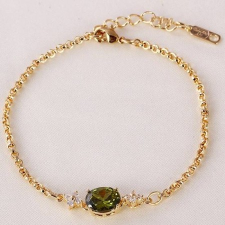 Обворожительный браслет 71208-зеленый фото | Brulik