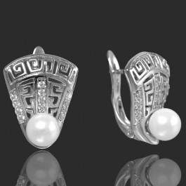 Сережки з перлинками Xuping 2136