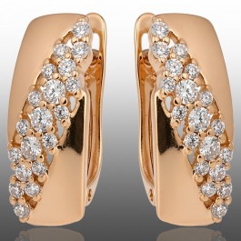 Позолочені сережки Xuping 24337