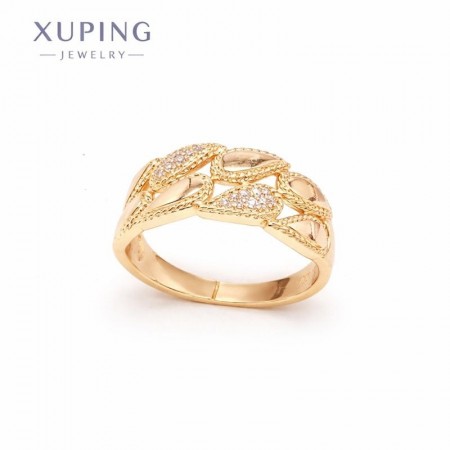 Позолочена каблучка  Xuping 10947 фото | Brulik