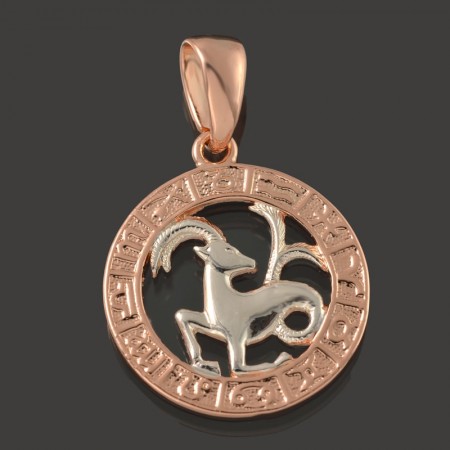 Позолоченный кулон Fallon 96100081-козерог фото | Brulik