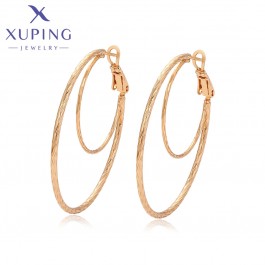 Позолочені сережки кільця Xuping  X001021380