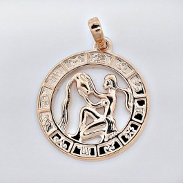 Позолоченный кулон XP 31838 - водолей