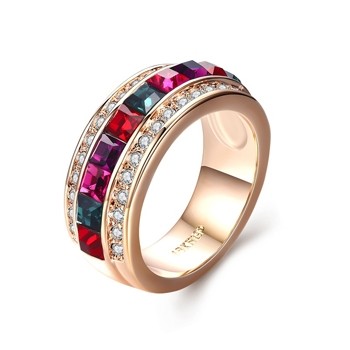 Позолоченное кольцо Italina 110975 фото | Brulik