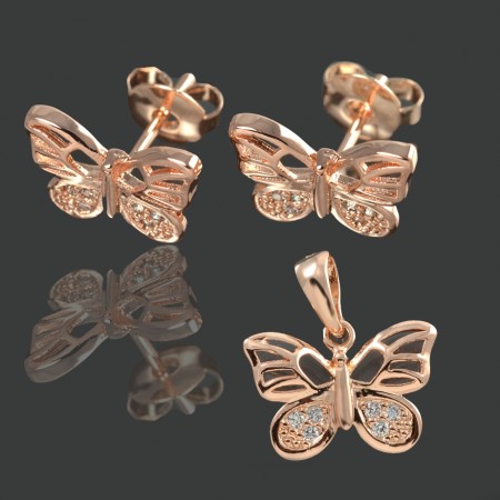 Позолоченный комплект Fallon 81200308 фото | Brulik