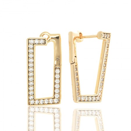 Позолоченные серьги XupingP 21089 фото | Brulik