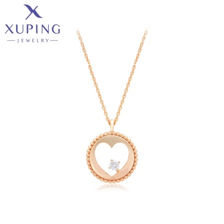 Позолочений  ланцюжок з кулоном  Xuping S00141547 фото | Brulik