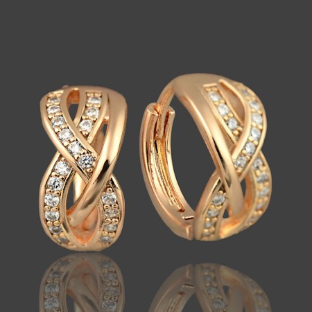 Позолоченные серьги  Xuping 20576 фото | Brulik