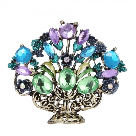 Брошь  8156-мультиколор фото | Brulik