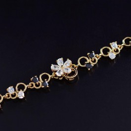 Позолоченный браслет с фианитами Xuping 10-7437