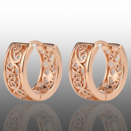 Позолочені сережки Xuping 24660 фото | Brulik