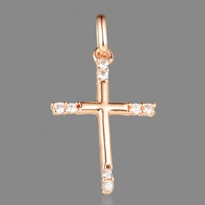 Позолочений хрестик Fallon 86201332 фото | Brulik