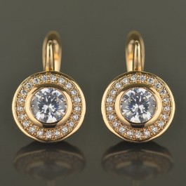 Позолоченые серьги ХР 2707