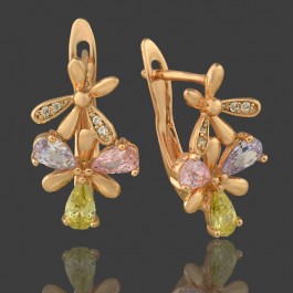 Позолоченные серьги  XP 20237