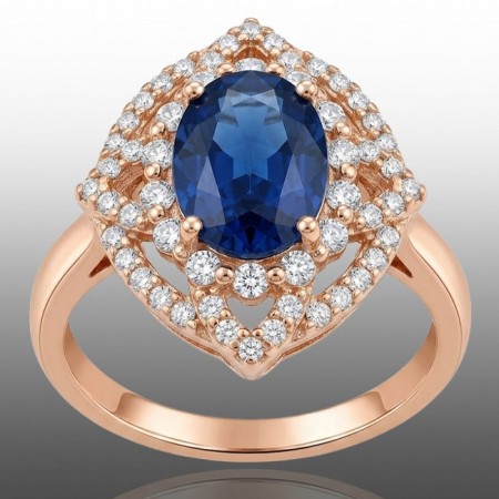 Позолочена каблучка  Xuping 11012 фото | Brulik