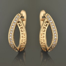 Позолоченные серьги  XP 2044