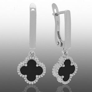 Сережки  у стилі Ван Кліф Fallon 42236005 фото | Brulik