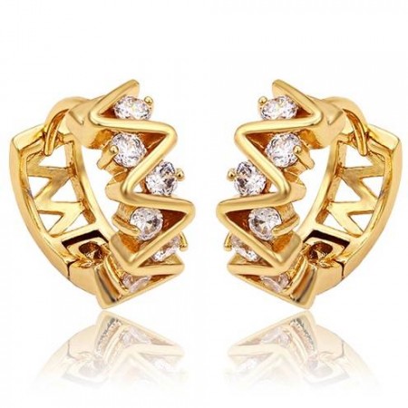 Серьги "Zigzag" 28759 фото | Brulik