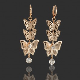 Позолоченные серьги  Xuping 2138