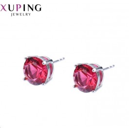 Сережки-гвоздики Xuping 97062-червоний