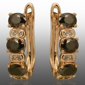 Позолочені сережки  Xuping 24723 фото | Brulik